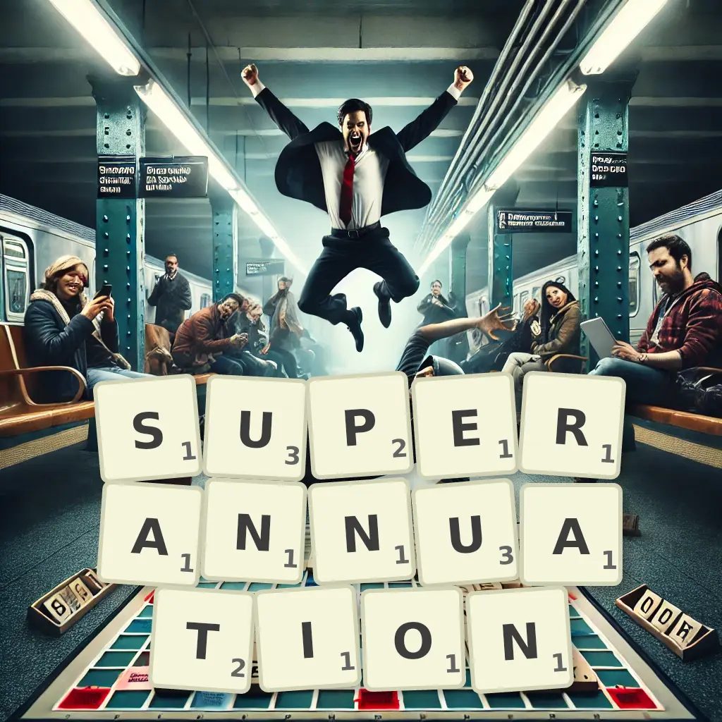 List of words with letters SUPERANNUATION Words with letters SUPERANNUATION