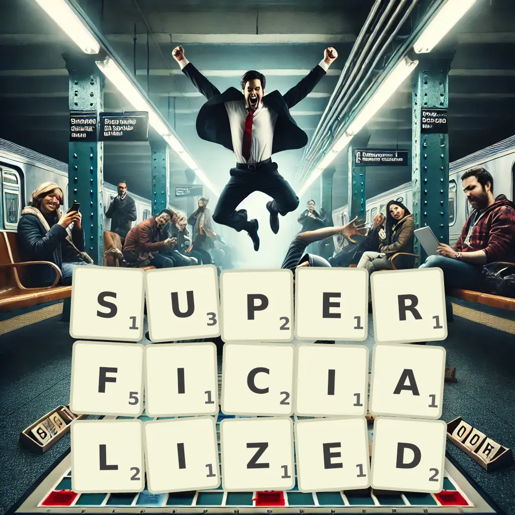 List of words with letters SUPERFICIALIZED Words with letters SUPERFICIALIZED