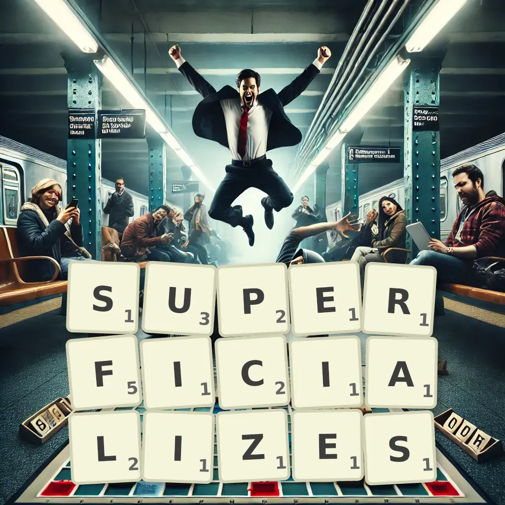 List of words with letters SUPERFICIALIZES Words with letters SUPERFICIALIZES