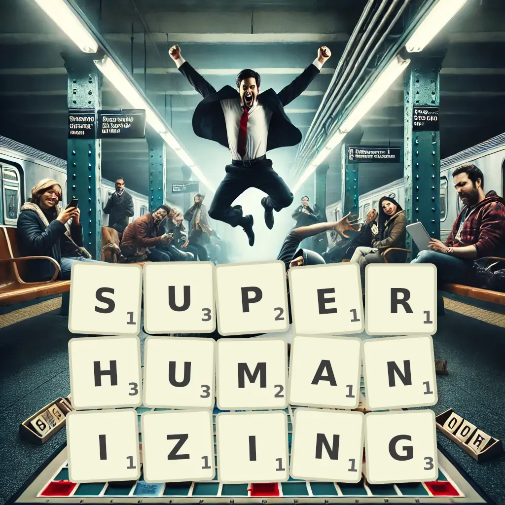 List of words with letters SUPERHUMANIZING Words with letters SUPERHUMANIZING