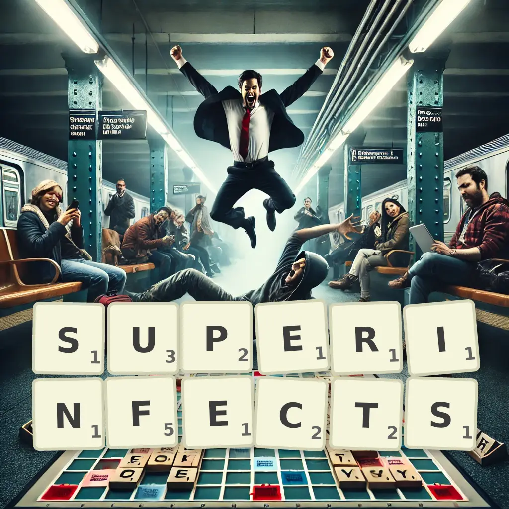 Words with letters SUPERINFECTS