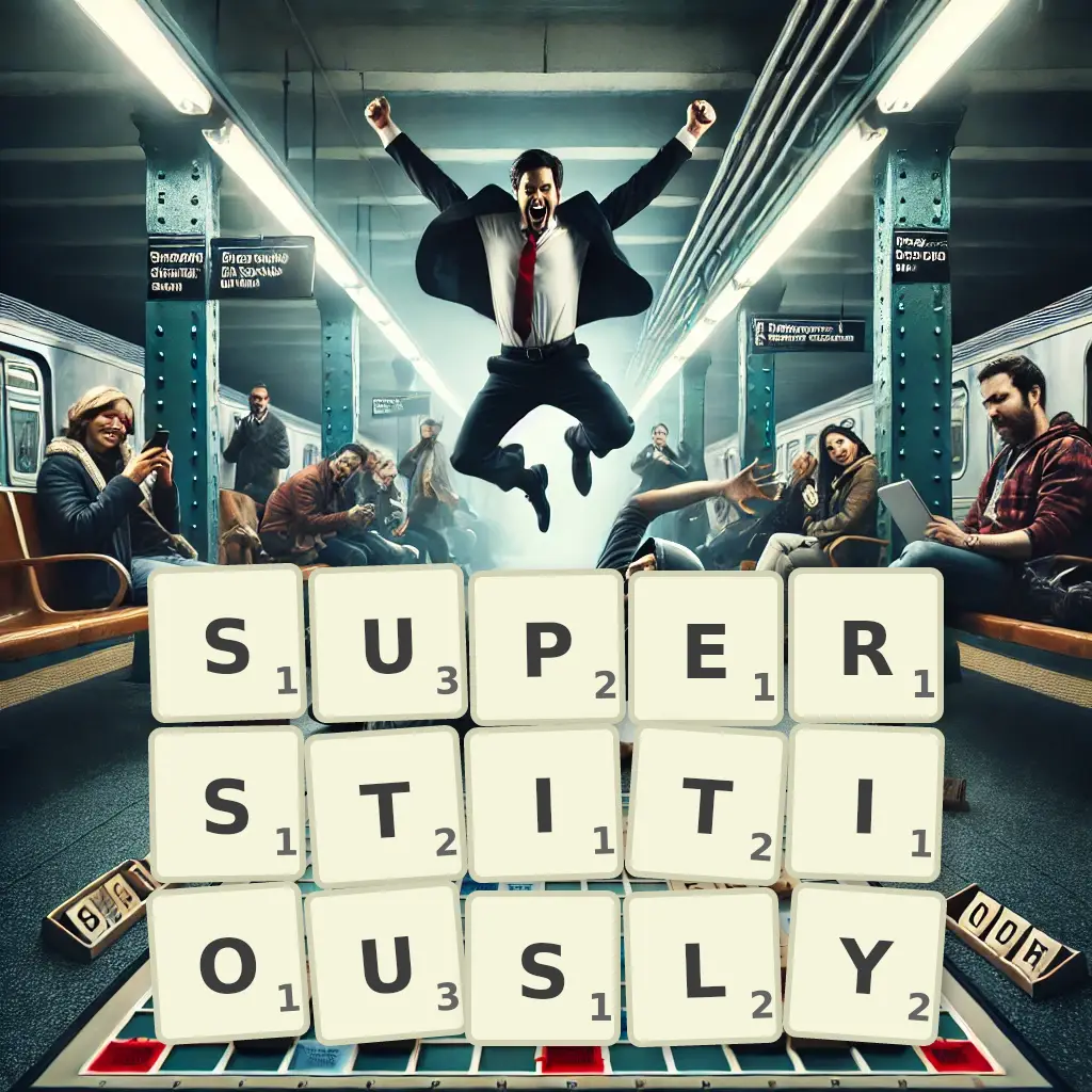 List of words with letters SUPERSTITIOUSLY Words with letters SUPERSTITIOUSLY