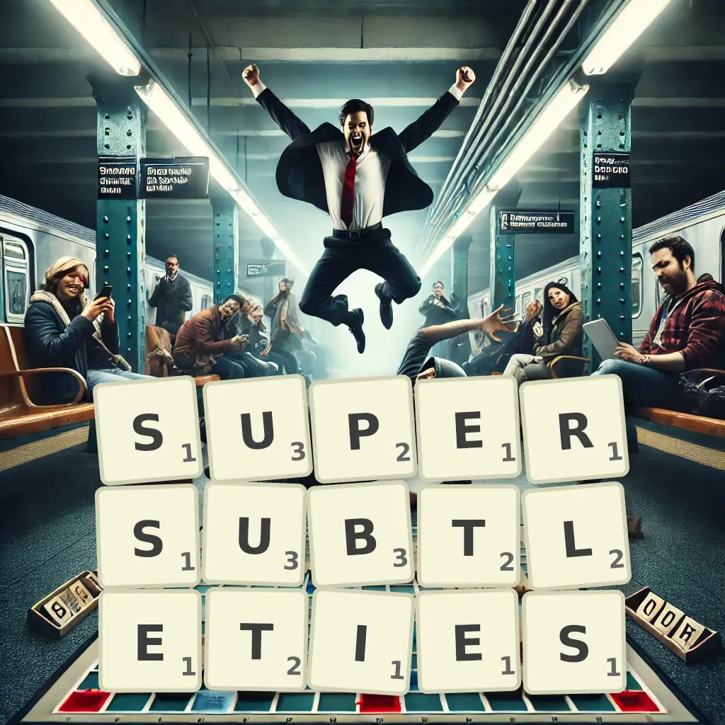 List of words with letters SUPERSUBTLETIES Words with letters SUPERSUBTLETIES