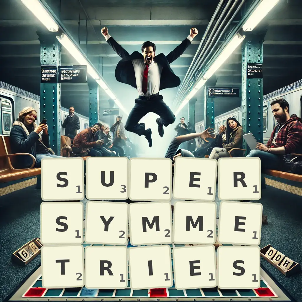 List of words with letters SUPERSYMMETRIES Words with letters SUPERSYMMETRIES