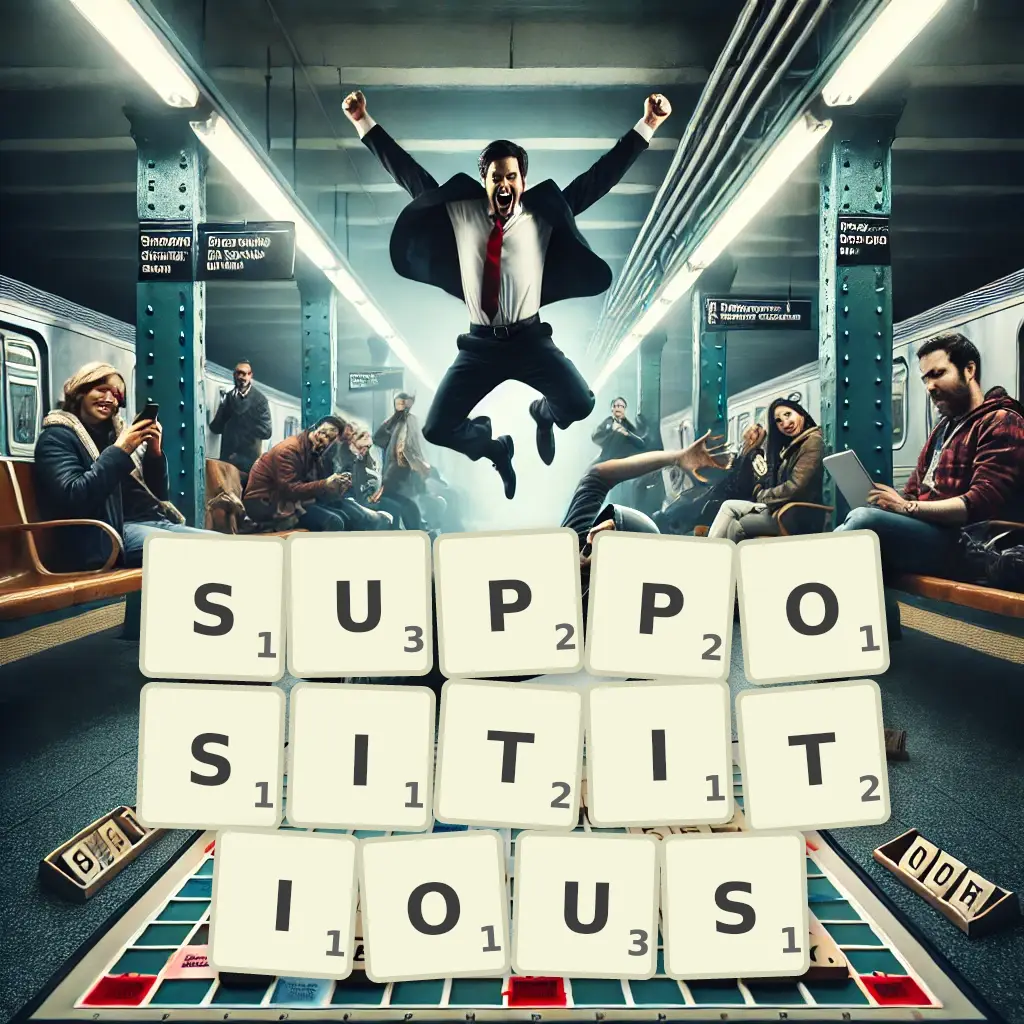 List of words with letters SUPPOSITITIOUS Words with letters SUPPOSITITIOUS