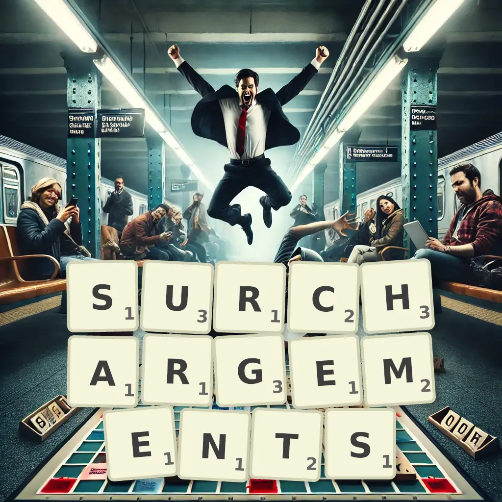 List of words with letters SURCHARGEMENTS Words with letters SURCHARGEMENTS