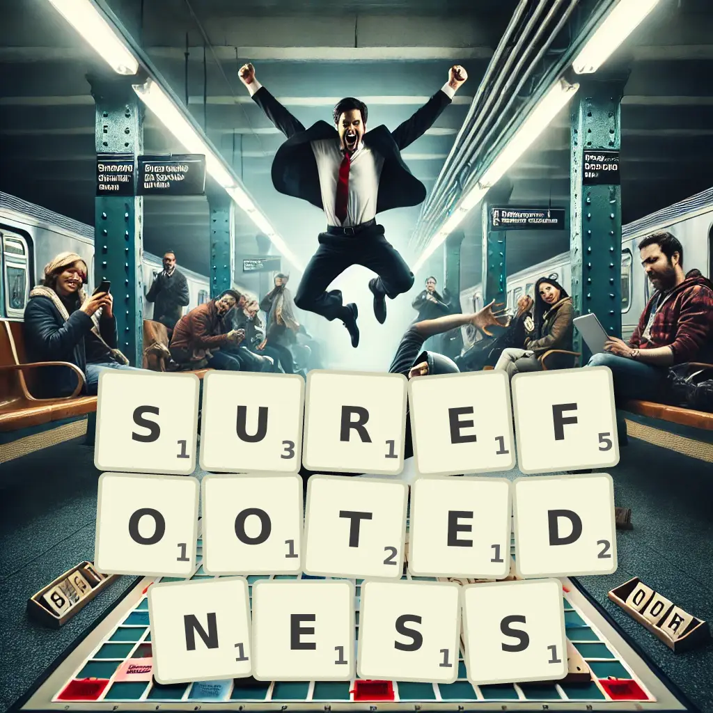 List of words with letters SUREFOOTEDNESS Words with letters SUREFOOTEDNESS