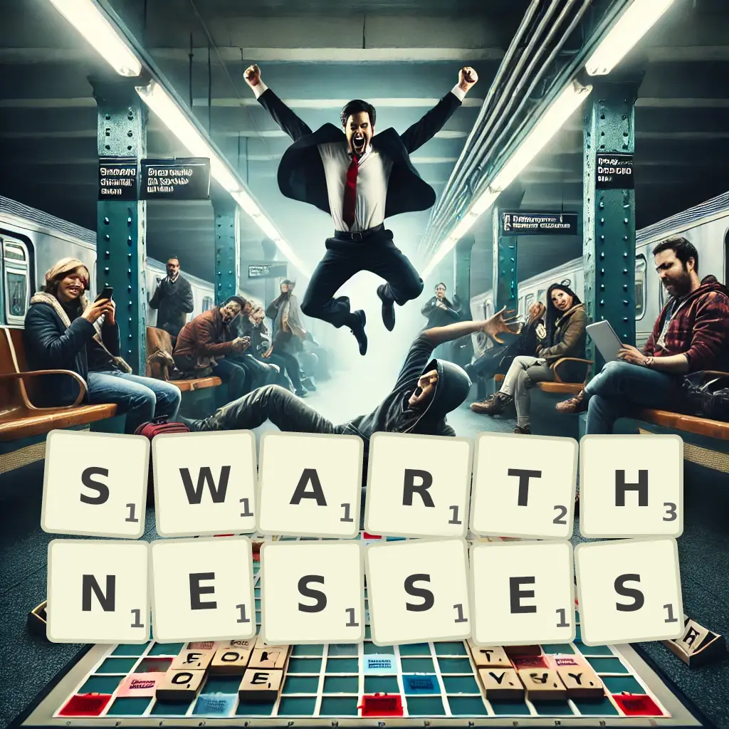 List of words with letters SWARTHNESSES Words with letters SWARTHNESSES