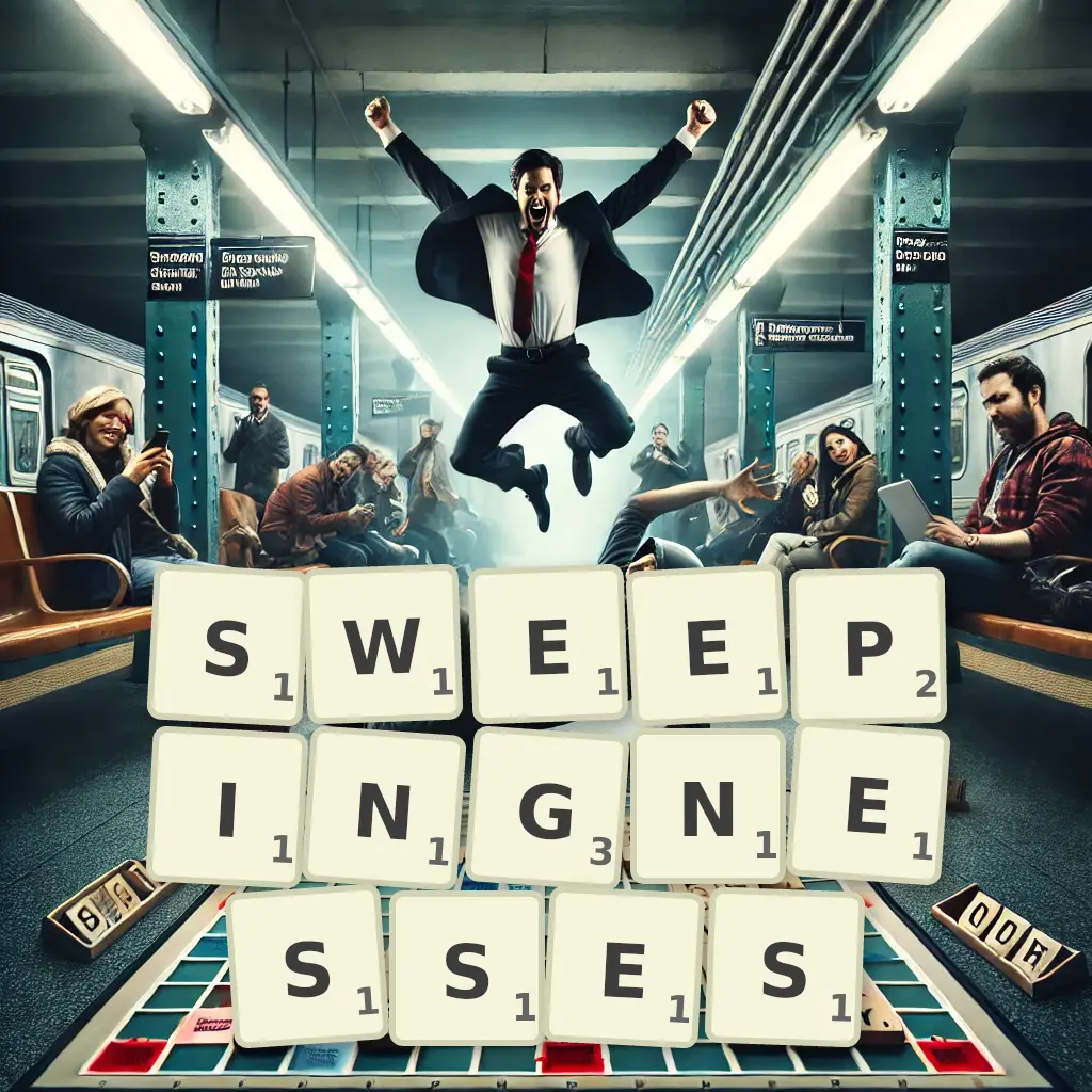 List of words with letters SWEEPINGNESSES Words with letters SWEEPINGNESSES