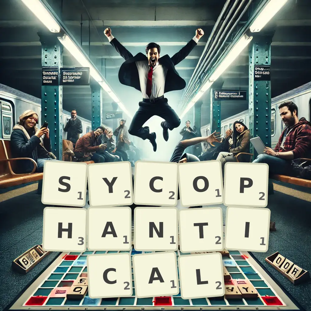 List of words with letters SYCOPHANTICAL Words with letters SYCOPHANTICAL