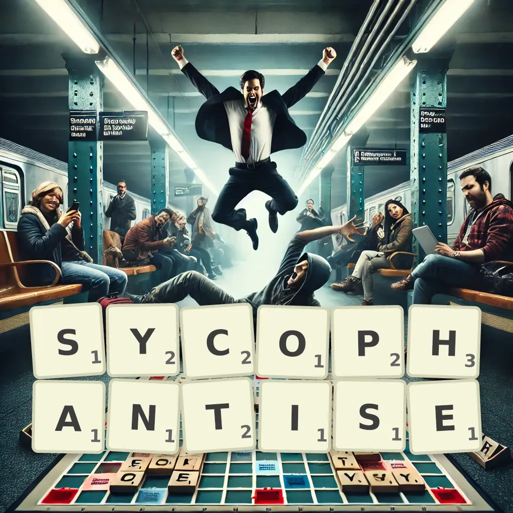 List of words with letters SYCOPHANTISE Words with letters SYCOPHANTISE