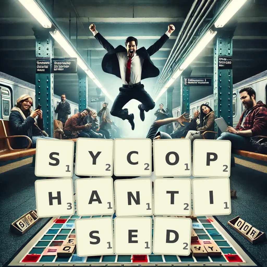 List of words with letters SYCOPHANTISED Words with letters SYCOPHANTISED