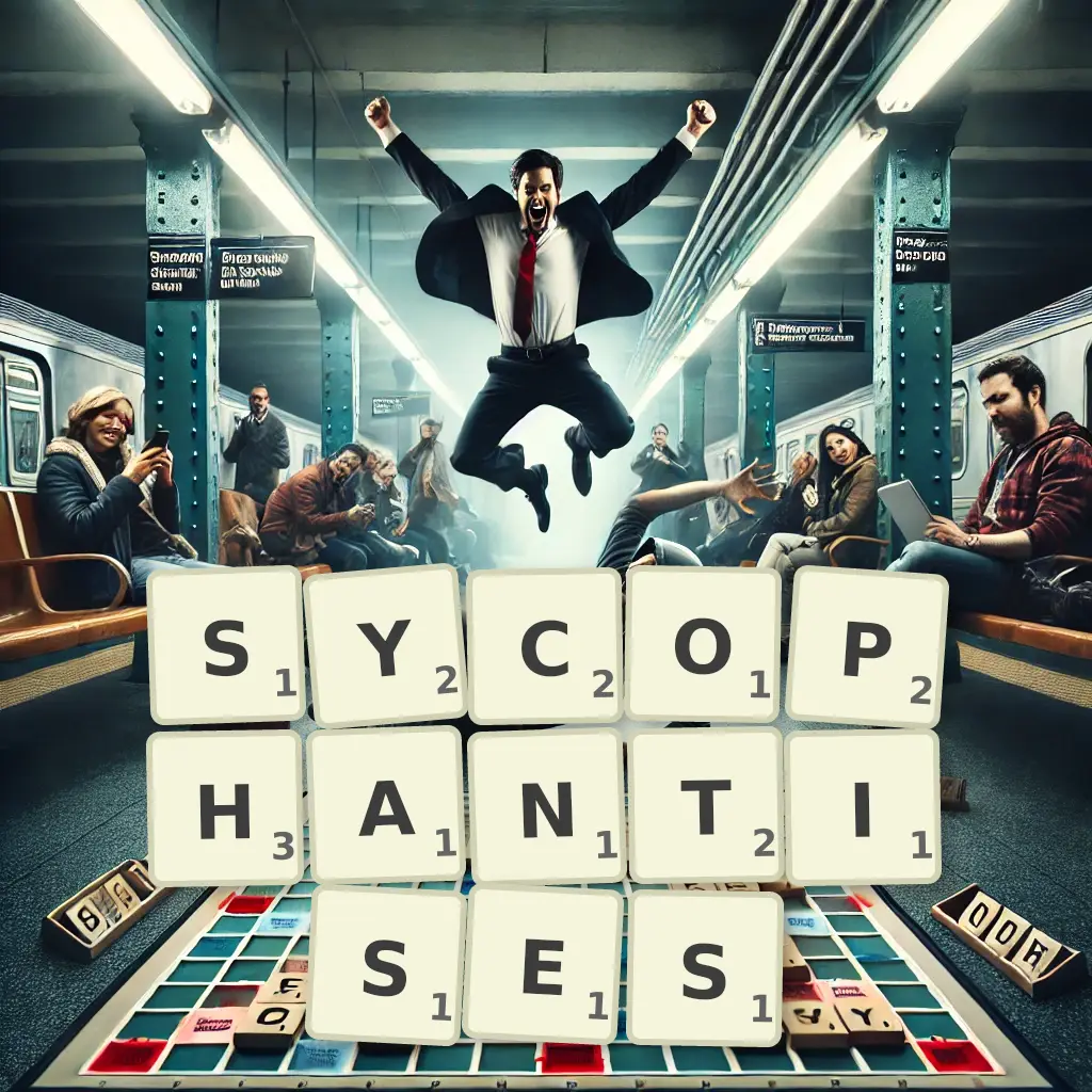 List of words with letters SYCOPHANTISES Words with letters SYCOPHANTISES