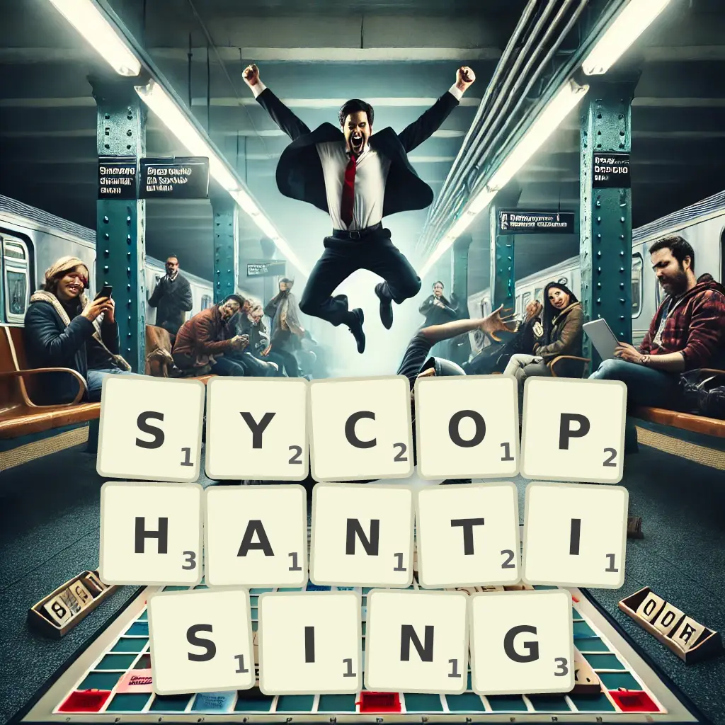 List of words with letters SYCOPHANTISING Words with letters SYCOPHANTISING