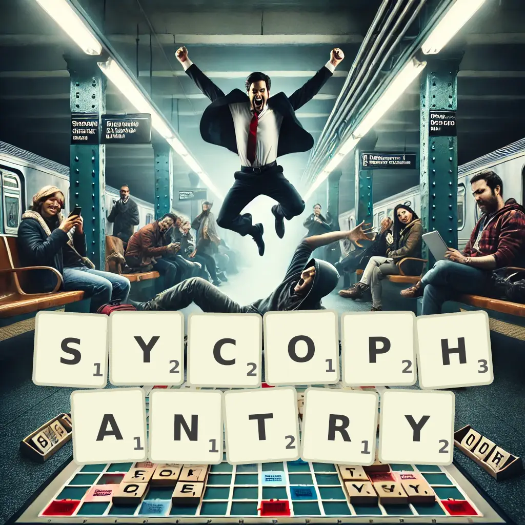 List of words with letters SYCOPHANTRY Words with letters SYCOPHANTRY