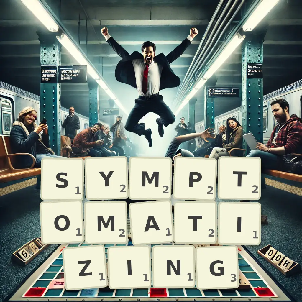 Words with letters SYMPTOMATIZING