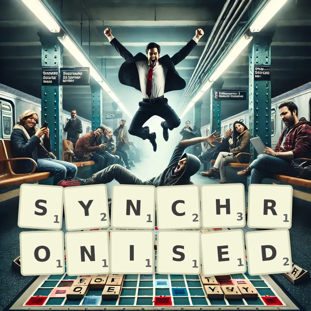 List of words with letters SYNCHRONISED Words with letters SYNCHRONISED