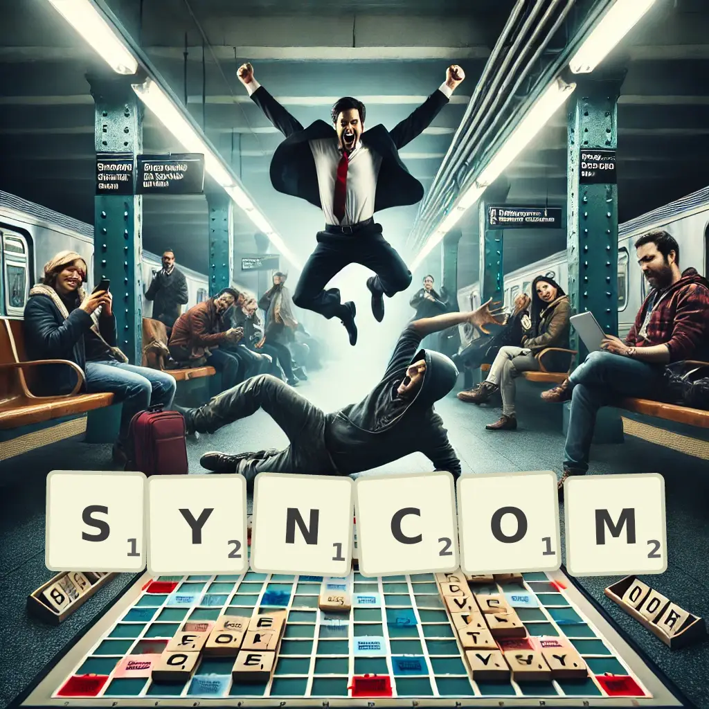 Words with letters SYNCOM