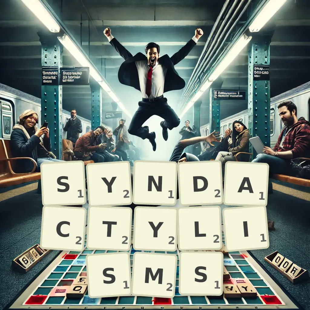 List of words with letters SYNDACTYLISMS Words with letters SYNDACTYLISMS