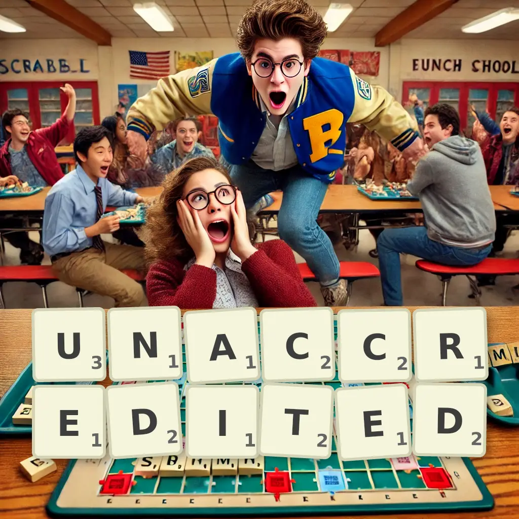 List of words with letters UNACCREDITED Words with letters UNACCREDITED