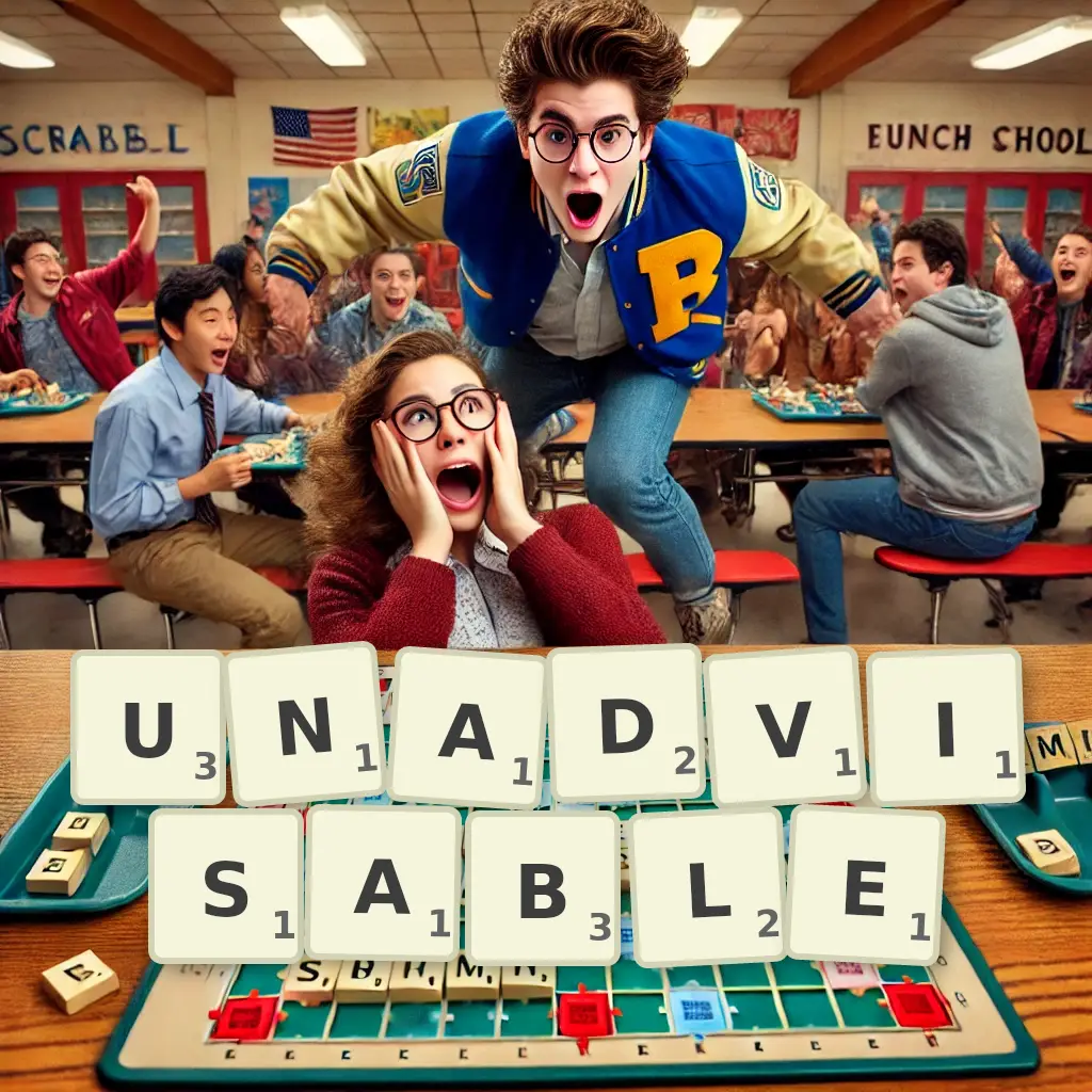 List of words with letters UNADVISABLE Words with letters UNADVISABLE