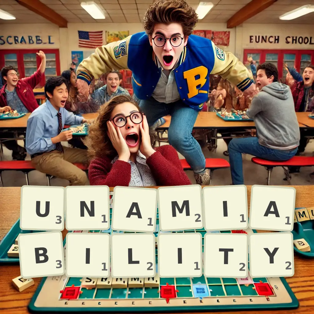 List of words with letters UNAMIABILITY Words with letters UNAMIABILITY
