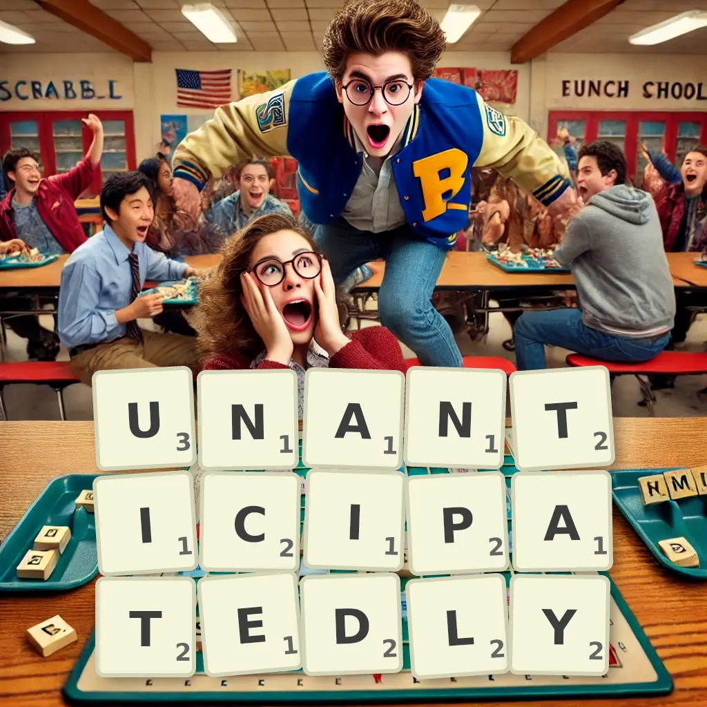 List of words with letters UNANTICIPATEDLY Words with letters UNANTICIPATEDLY
