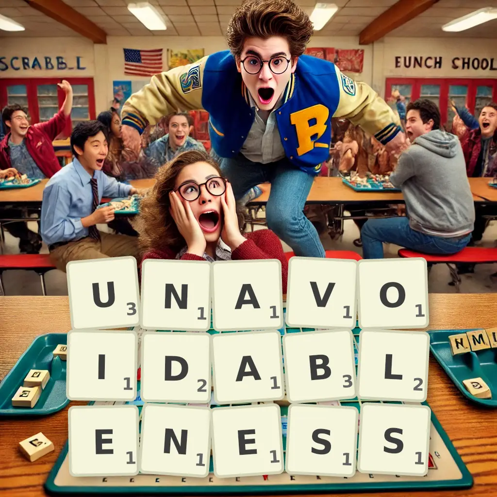 List of words with letters UNAVOIDABLENESS Words with letters UNAVOIDABLENESS