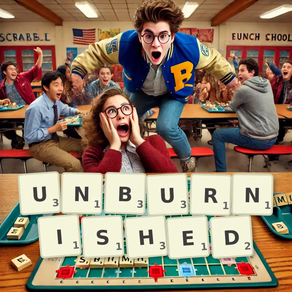 List of words with letters UNBURNISHED Words with letters UNBURNISHED