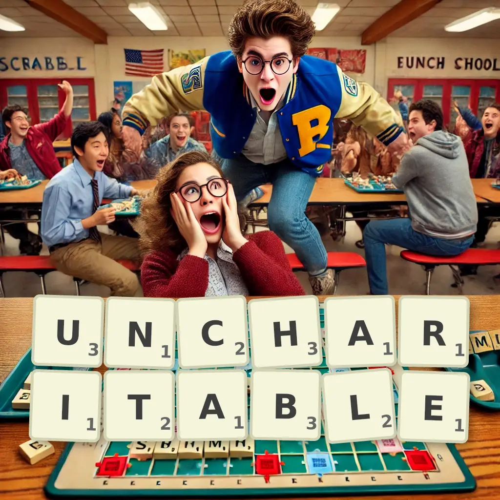 List of words with letters UNCHARITABLE Words with letters UNCHARITABLE