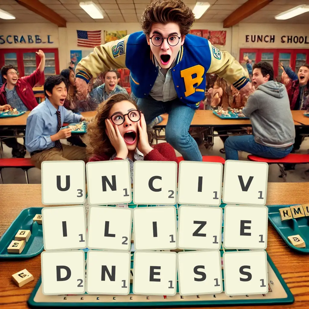 List of words with letters UNCIVILIZEDNESS Words with letters UNCIVILIZEDNESS