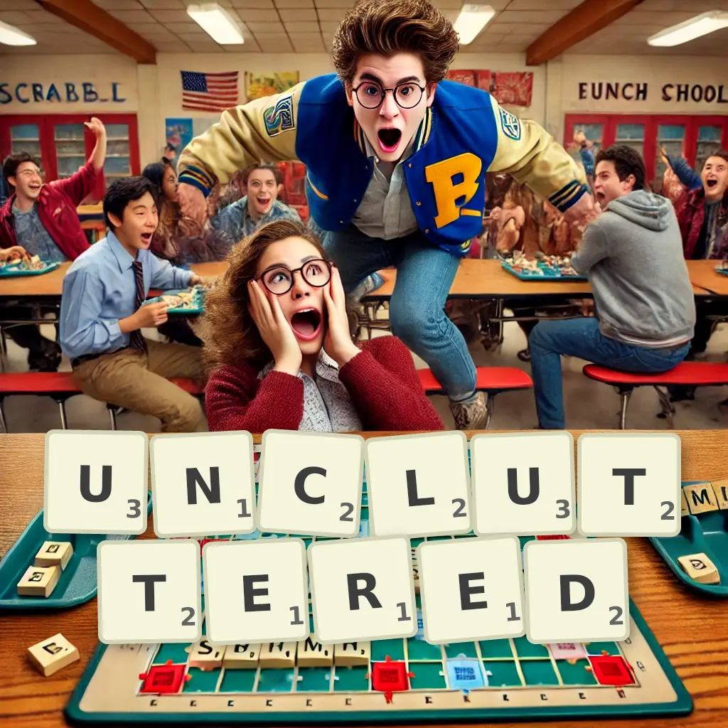 List of words with letters UNCLUTTERED Words with letters UNCLUTTERED