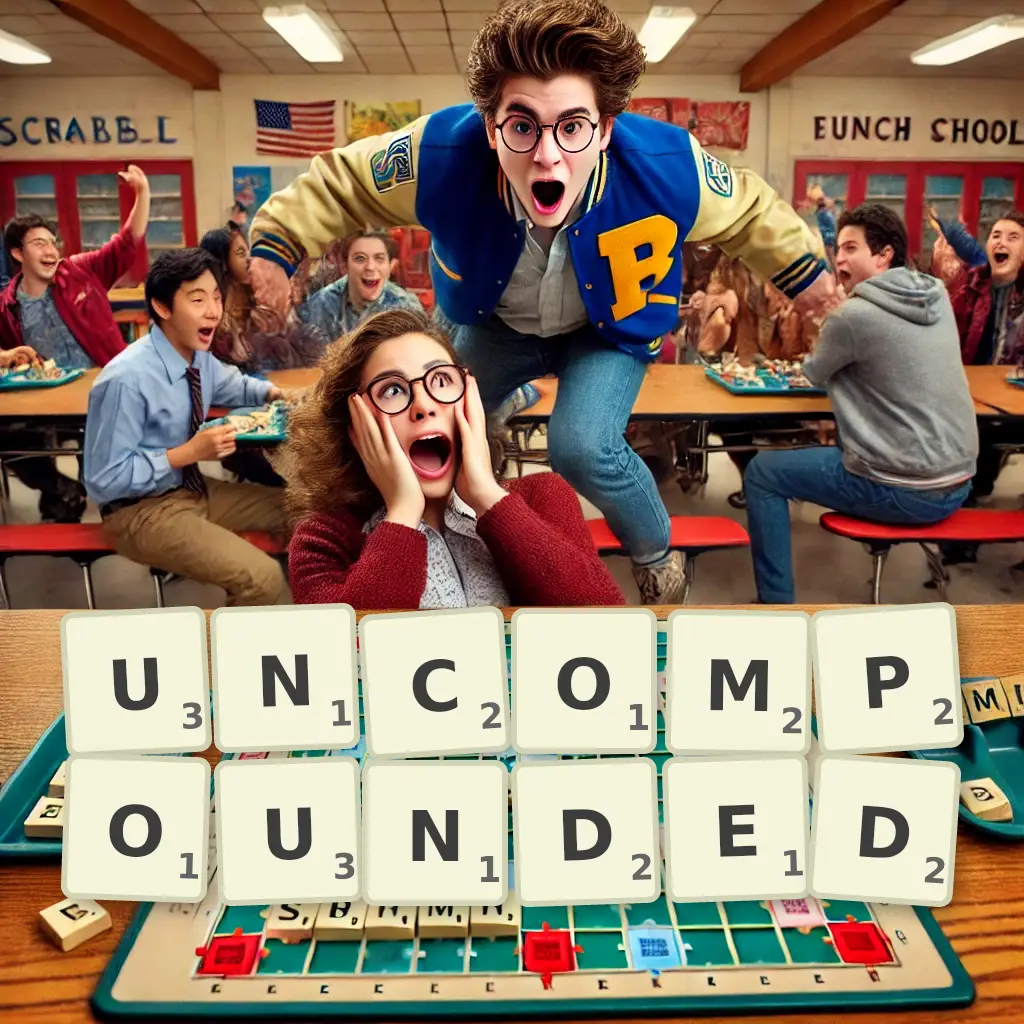 List of words with letters UNCOMPOUNDED Words with letters UNCOMPOUNDED