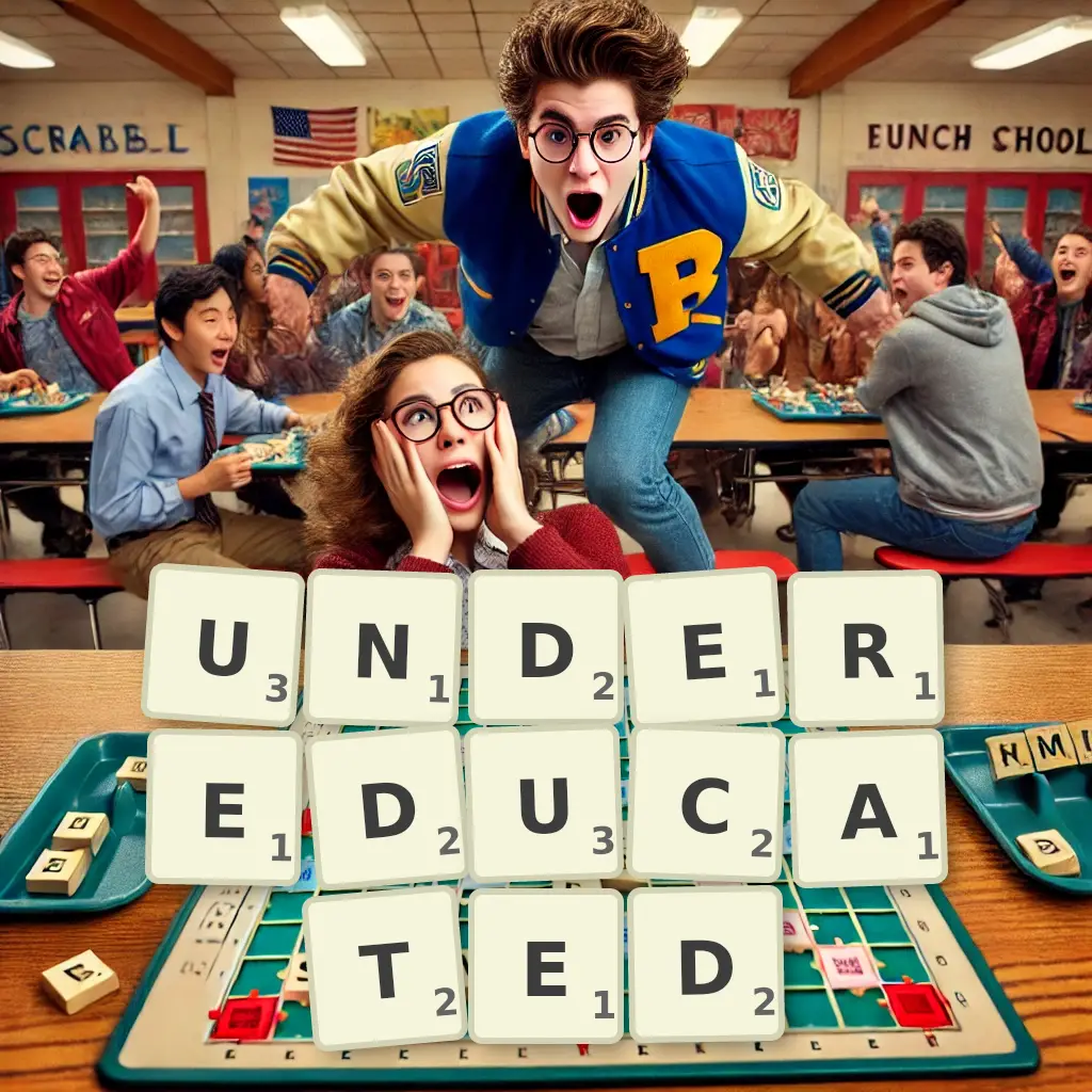 List of words with letters UNDEREDUCATED Words with letters UNDEREDUCATED