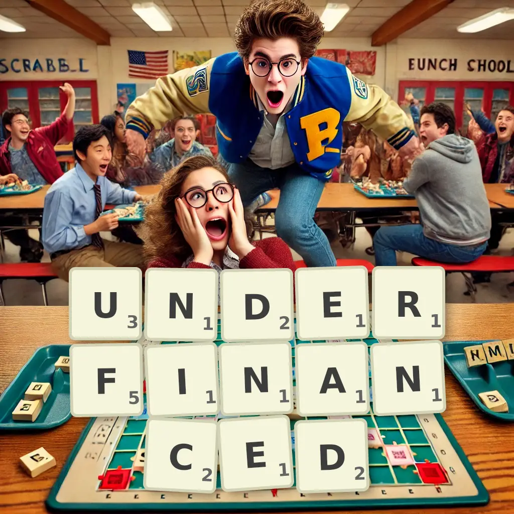 List of words with letters UNDERFINANCED Words with letters UNDERFINANCED