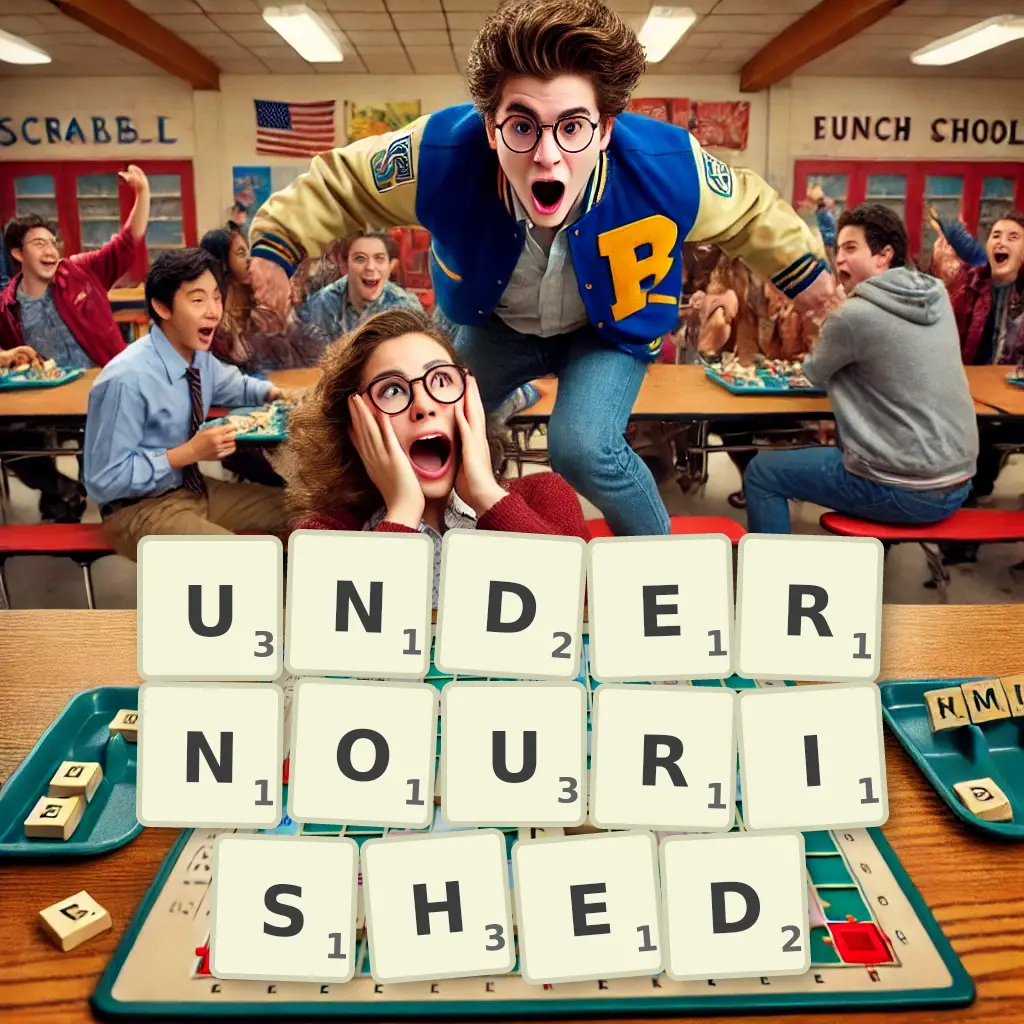 List of words with letters UNDERNOURISHED Words with letters UNDERNOURISHED