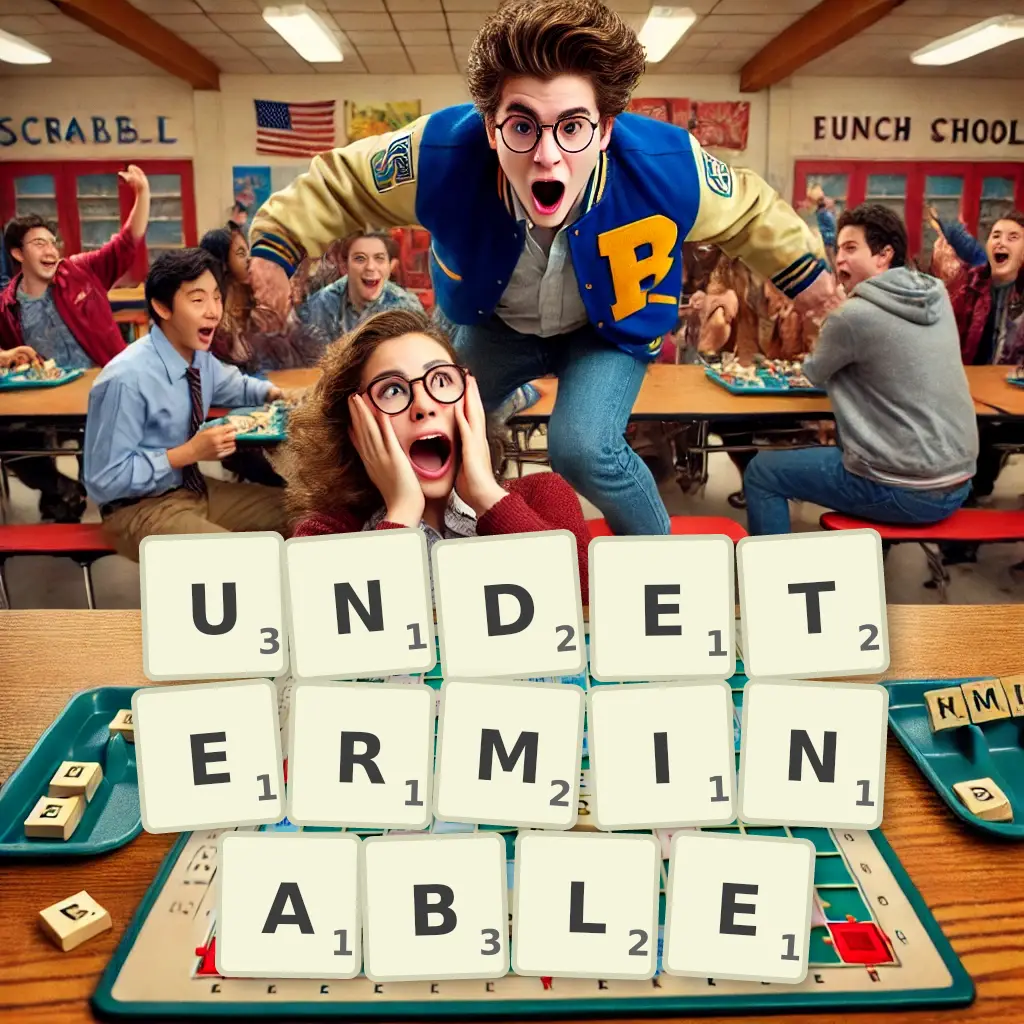 List of words with letters UNDETERMINABLE Words with letters UNDETERMINABLE