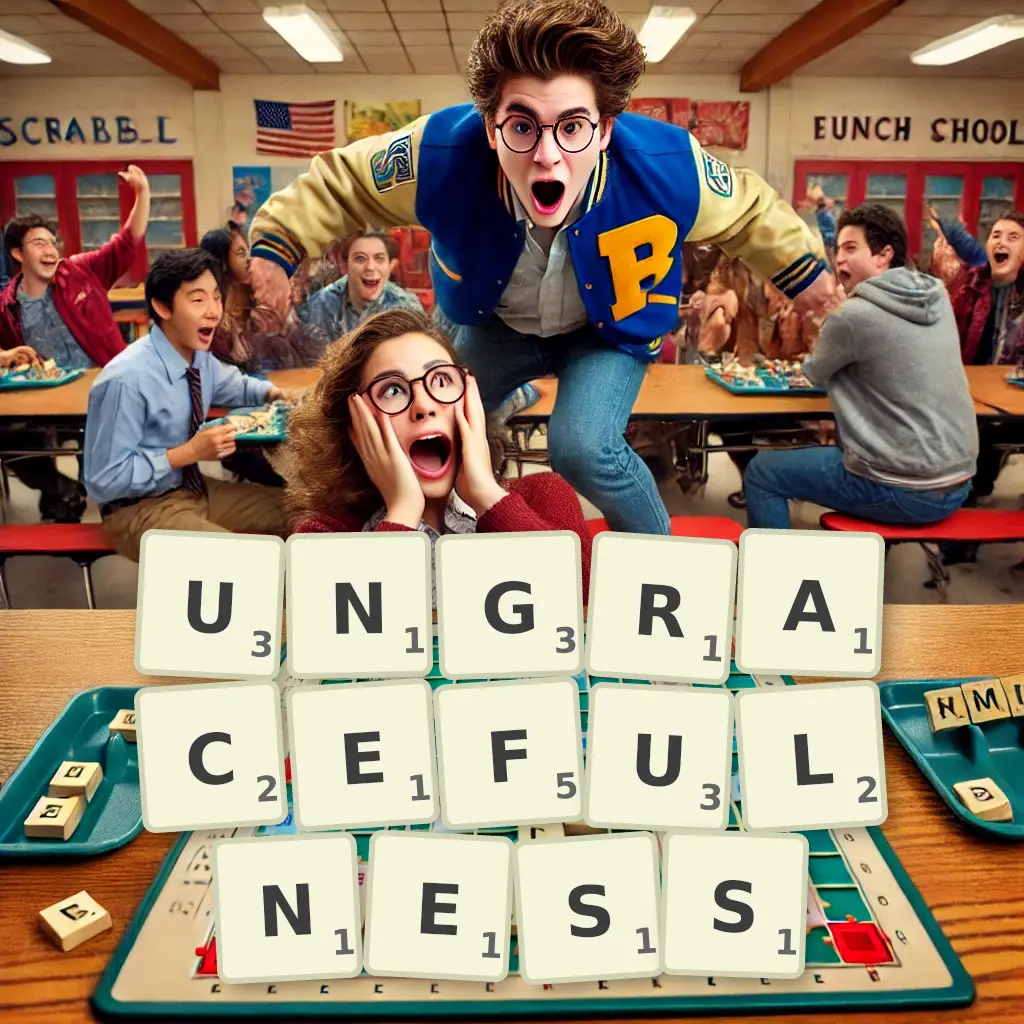 List of words with letters UNGRACEFULNESS Words with letters UNGRACEFULNESS