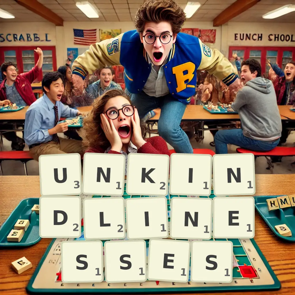 List of words with letters UNKINDLINESSES Words with letters UNKINDLINESSES