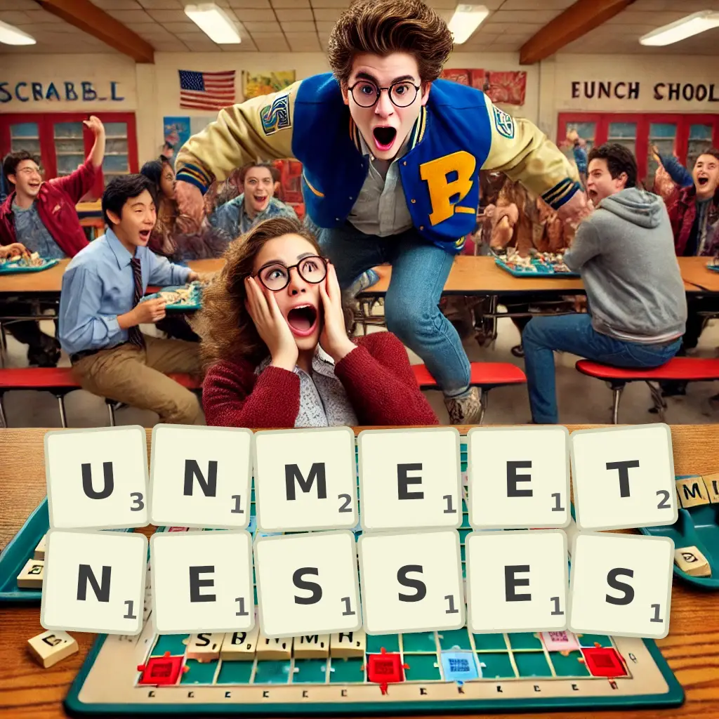 List of words with letters UNMEETNESSES Words with letters UNMEETNESSES