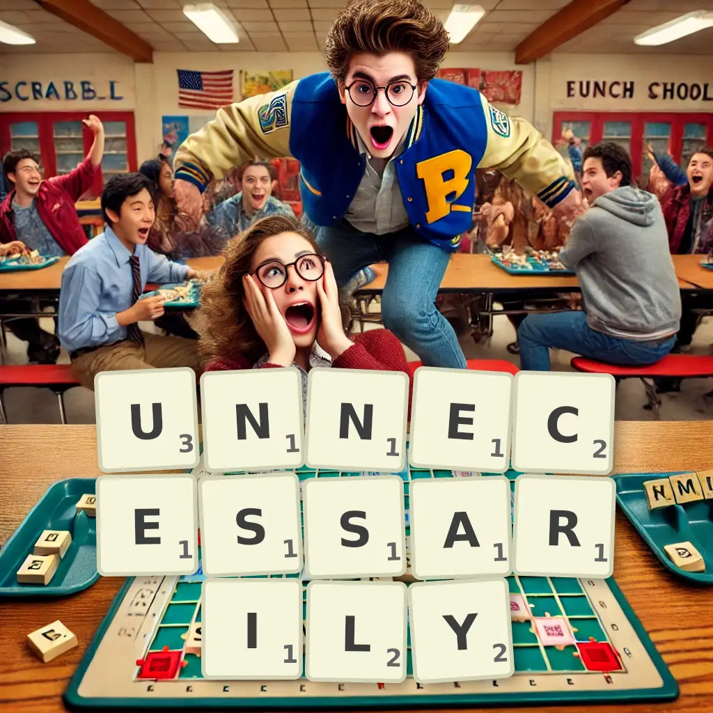 List of words with letters UNNECESSARILY Words with letters UNNECESSARILY