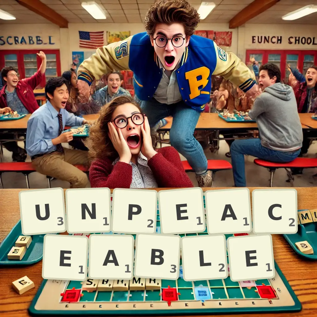 List of words with letters UNPEACEABLE Words with letters UNPEACEABLE