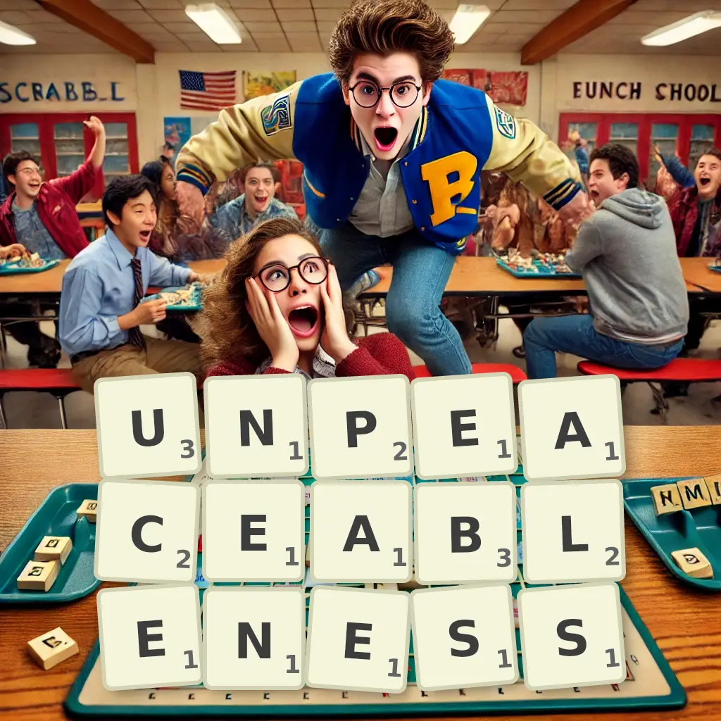 List of words with letters UNPEACEABLENESS Words with letters UNPEACEABLENESS