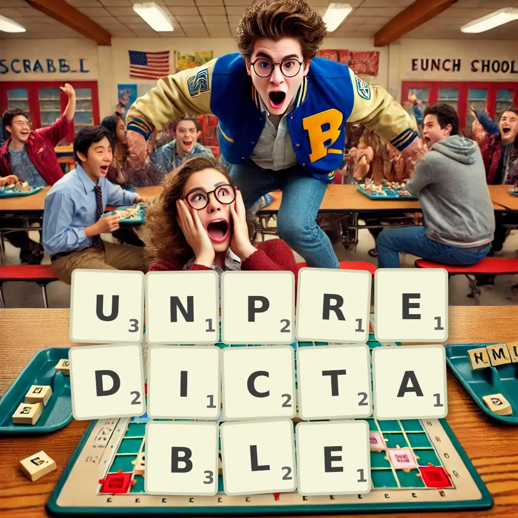 List of words with letters UNPREDICTABLE Words with letters UNPREDICTABLE