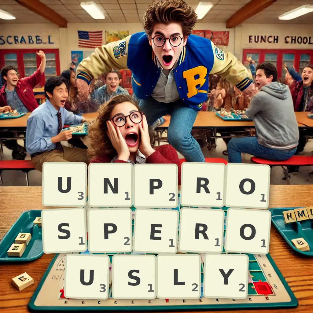 List of words with letters UNPROSPEROUSLY Words with letters UNPROSPEROUSLY