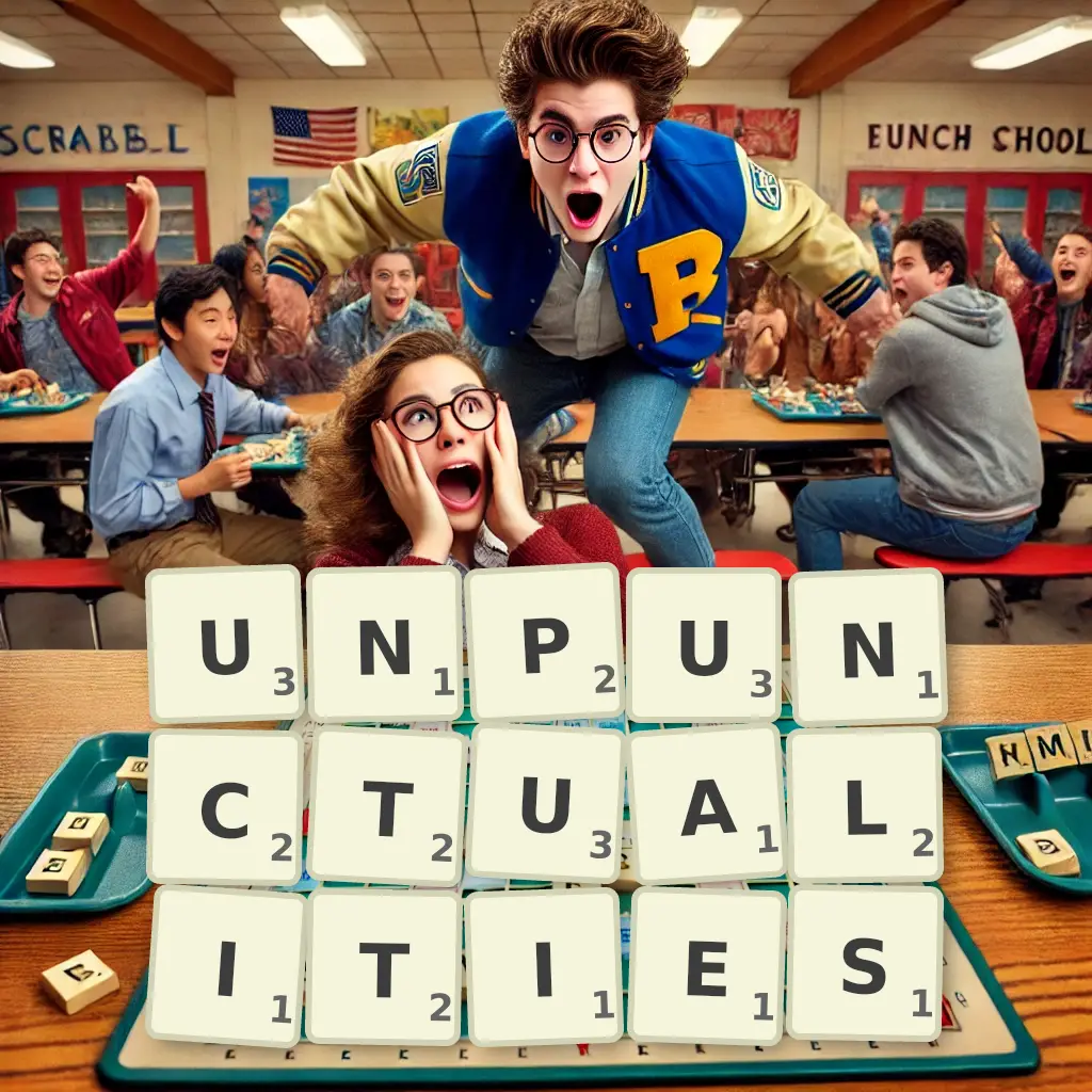 List of words with letters UNPUNCTUALITIES Words with letters UNPUNCTUALITIES