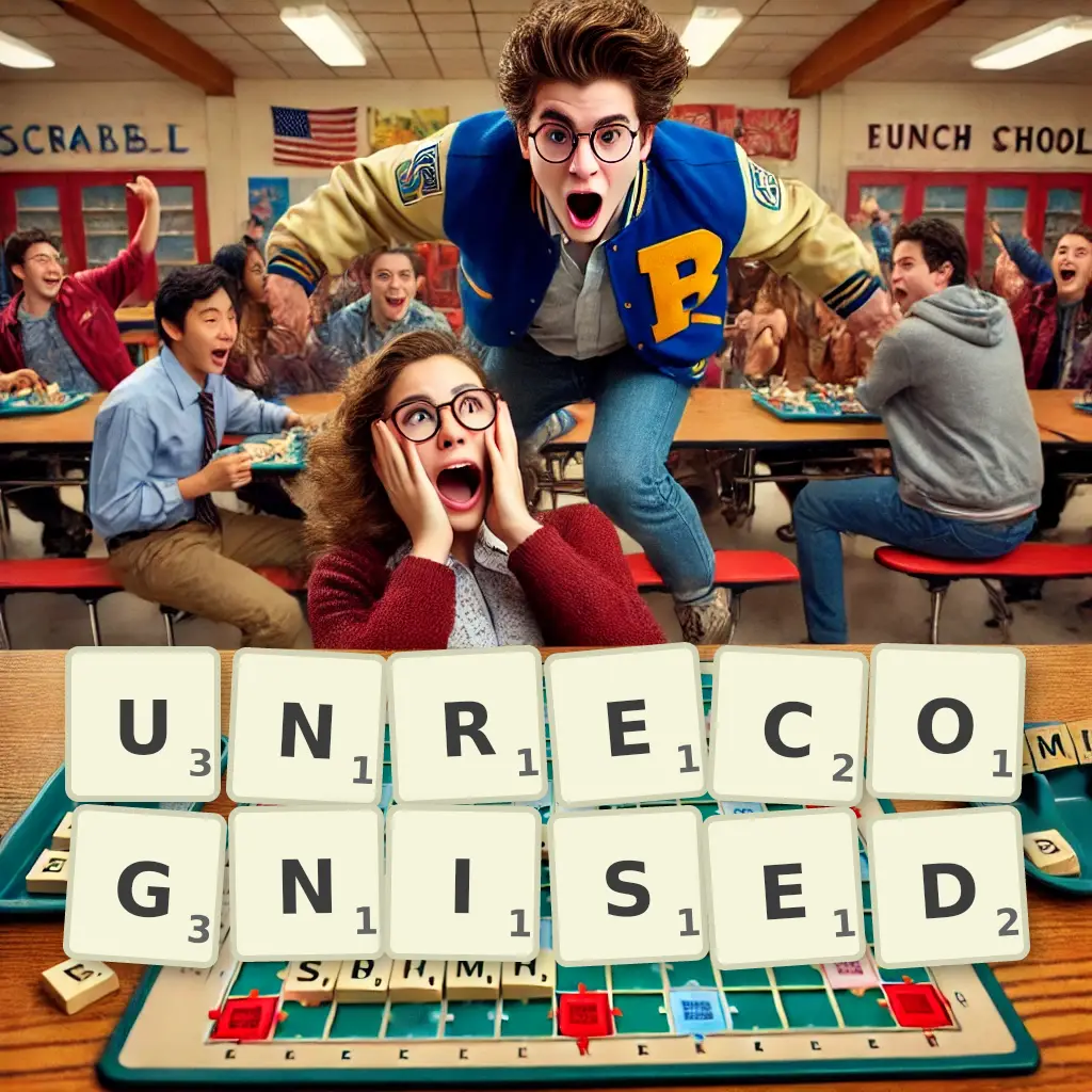 List of words with letters UNRECOGNISED Words with letters UNRECOGNISED