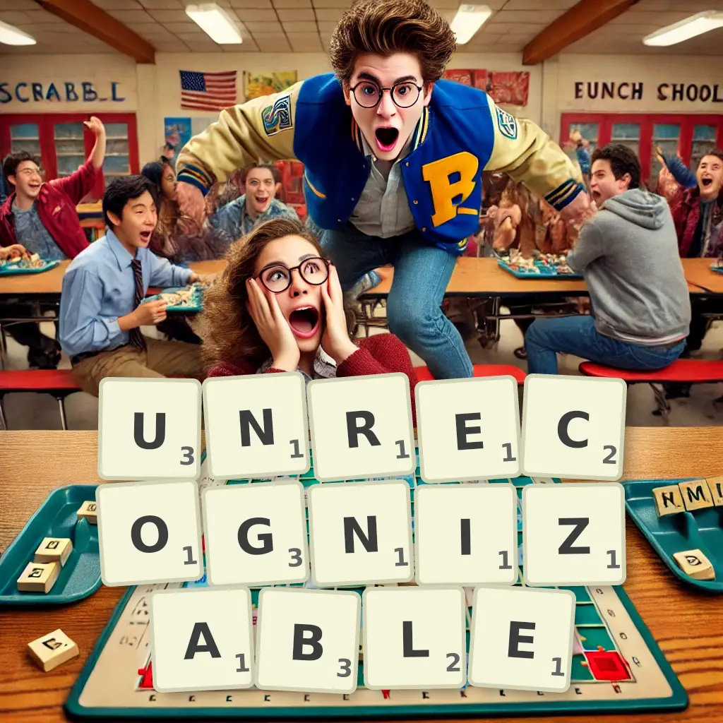 List of words with letters UNRECOGNIZABLE Words with letters UNRECOGNIZABLE