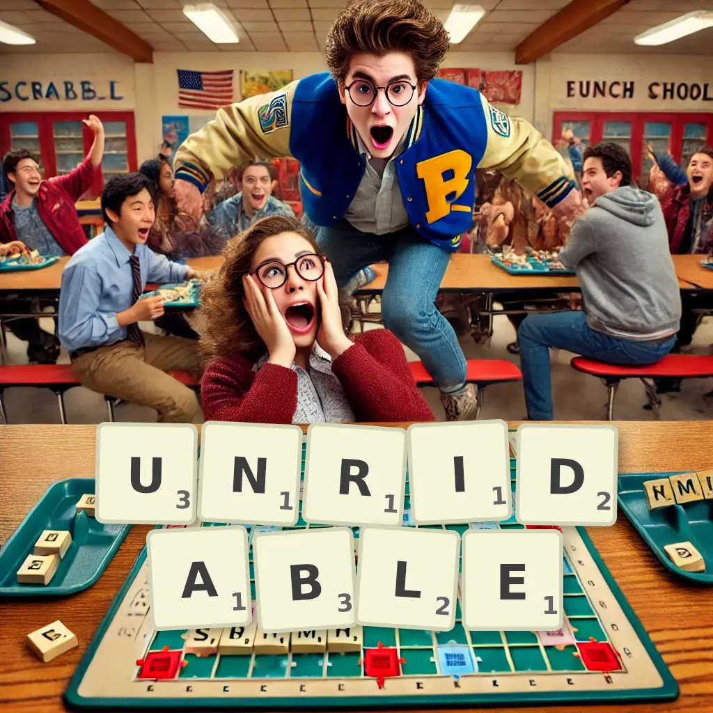 List of words with letters UNRIDABLE Words with letters UNRIDABLE