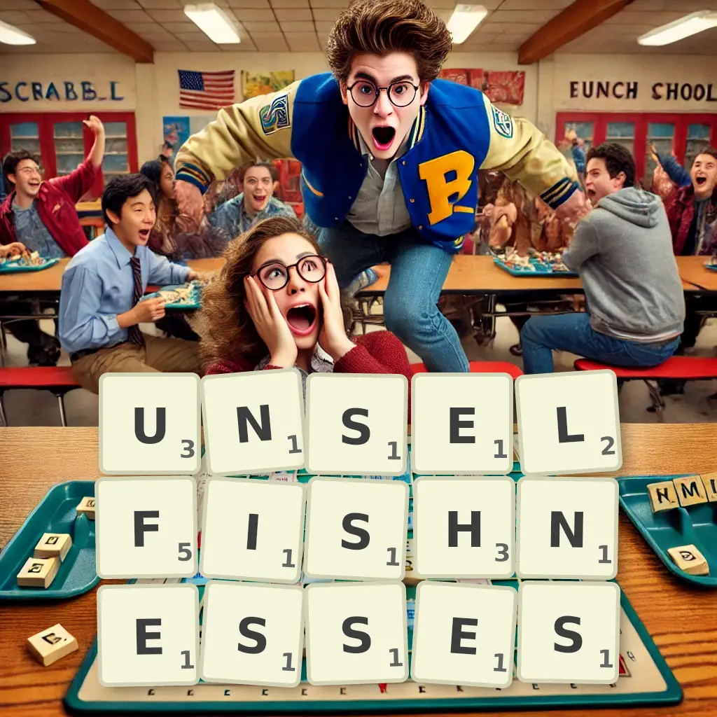 List of words with letters UNSELFISHNESSES Words with letters UNSELFISHNESSES